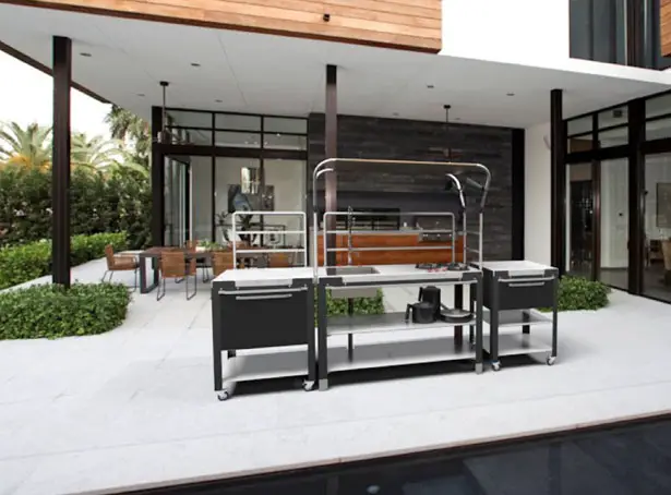 Satellite Outdoor Kitchen by Riccardo Randi, Riccardo Trabattoni, and Dario Distefano