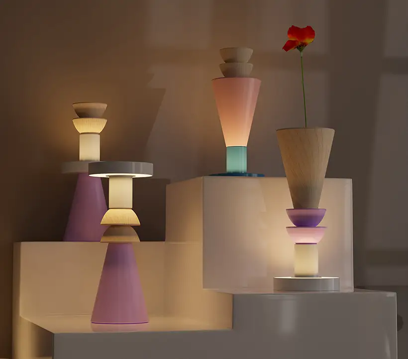 Scacco Matto Portable Lamp by Francesco Cappuccio