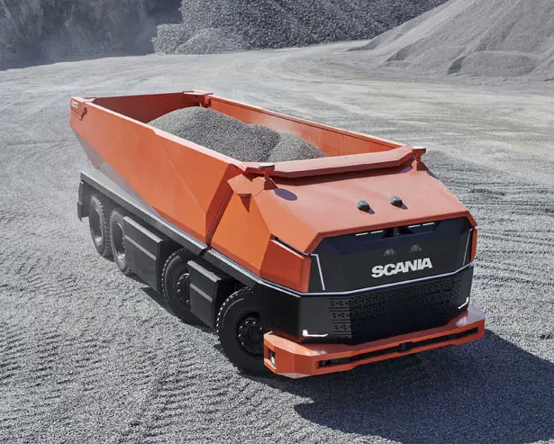 Scania AXL - a Fully Autonomous Concept Truck without Cab