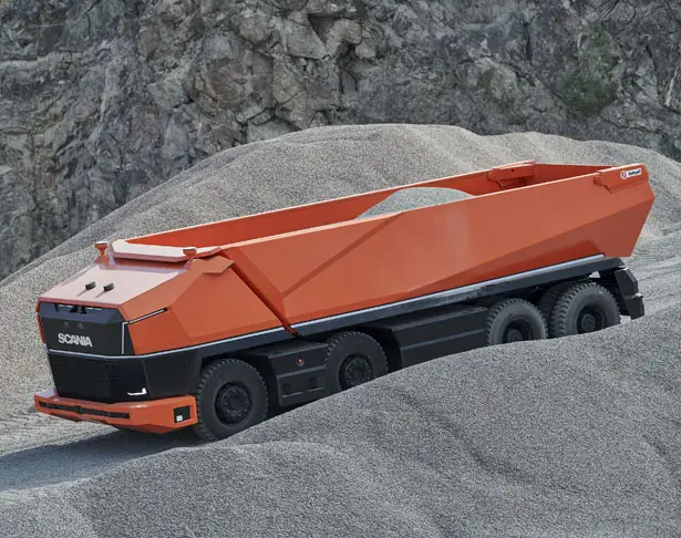 Scania AXL - a Fully Autonomous Concept Truck without Cab