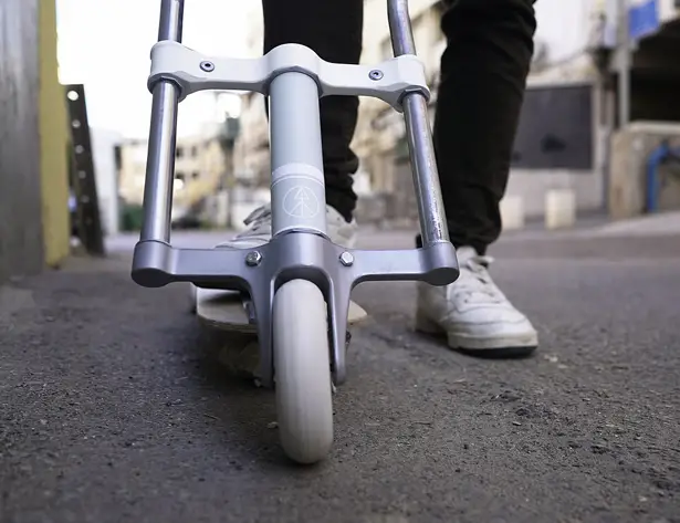 Scootboard : A Kickscooter Inspired by A Skateboard and A Longboard Design