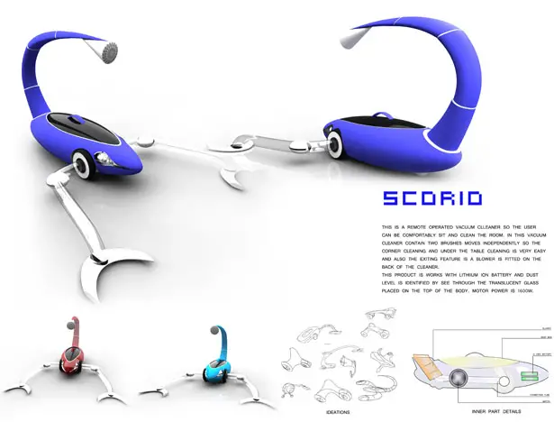 Scorio Robotic Vacuum Cleaner by Anoop M
