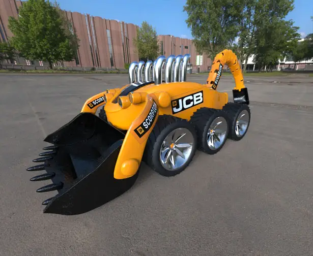 JCB Scorpion Concept Excavator by Arpan Jyoti Mahanta