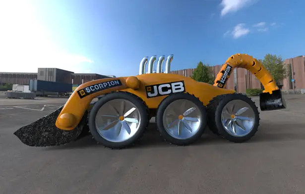 JCB Scorpion Concept Excavator by Arpan Jyoti Mahanta