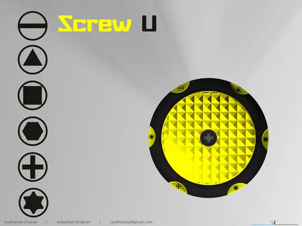 ScrewU Screwdriver by Sudhanwa Chavan