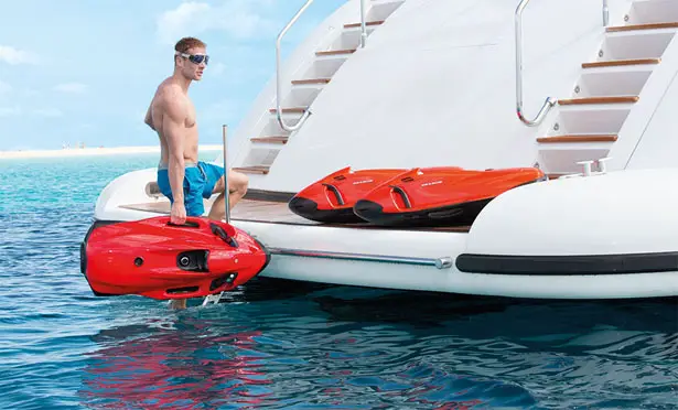 Seabob Cayago F7 Underwater Jetski Allows You to Move Just Like A Dolphin At Depth or On The Surface