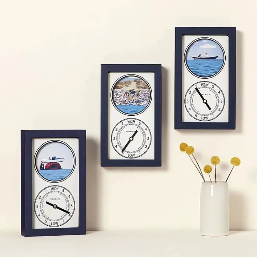 Seaside Surprise Moving Tide Clock by Alan Winick