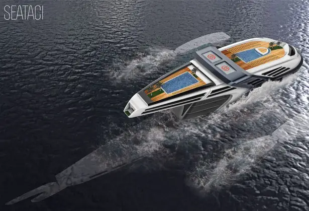 Seataci Concept Yacht by Martin Rico and Imaginactive