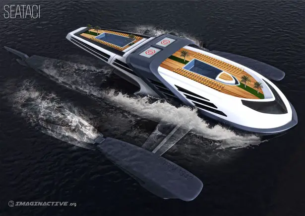 Seataci Concept Yacht by Martin Rico and Imaginactive