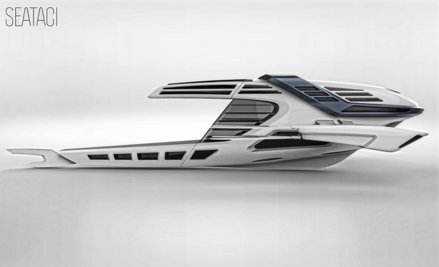 Seataci Concept Yacht : A Luxury Cruising Yacht with Eco-Friendly Propulsion System