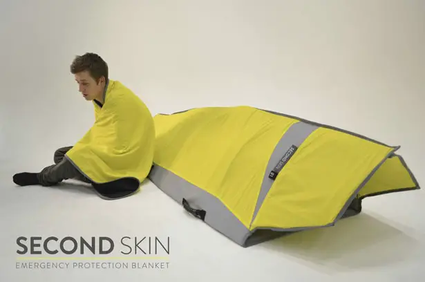 Second Skin Emergency Protection Blanket Offers Essential Needs for Earthquake Survivors
