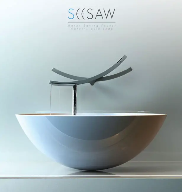 Seesaw Water Saving Faucet by Chanhee Han