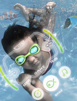 SeeSea AR Swimming Goggles Create Immersive Experience When Swimming