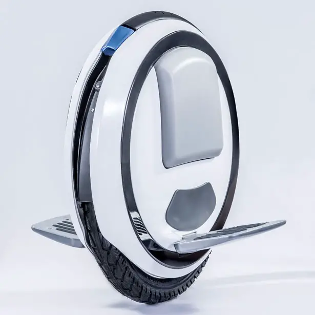 Ninebot One : Self Balancing Unicycle Electric Scooter with Cool LED Light to Avoid Traffic Jam