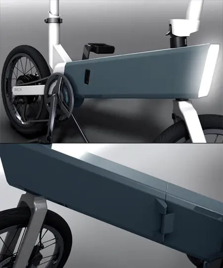 self rechargeable folding bike bicx