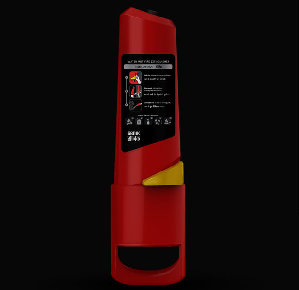 Senik Fire Extinguisher Redesign by Sailee Adhao