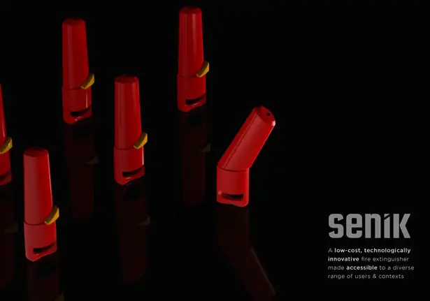 Senik Fire Extinguisher Redesign by Sailee Adhao