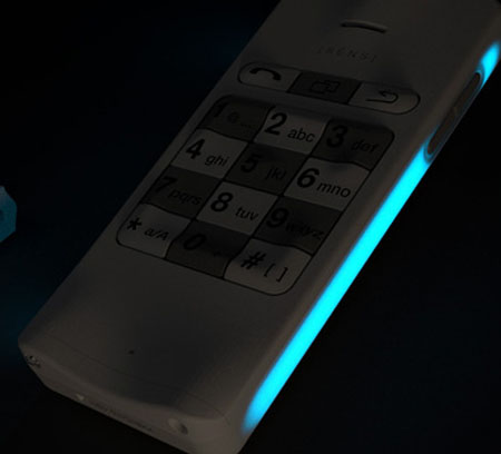 sens mobile phone concept for visual impair