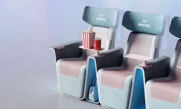 Sequel - Premium Cinema Seat Designed for Post Covid-19 World by Layer Design