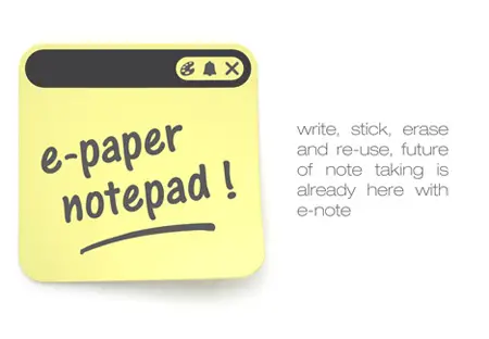 E-Note, Flexible Electronic Paper Concept by Sequoia Studio