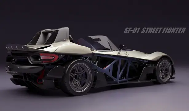 SF-01 Street Fighter Concept Car by Greg Thompson