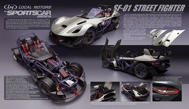 SF-01 Street Fighter Concept Car by Greg Thompson