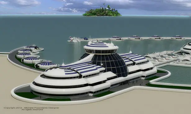 Solar Floating Resort 2 by Michele Puzzolante