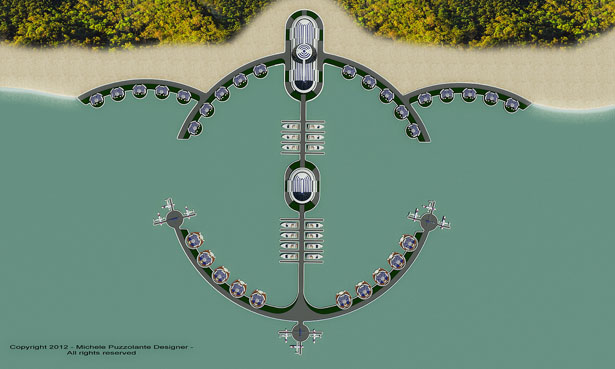 Solar Floating Resort 2 by Michele Puzzolante