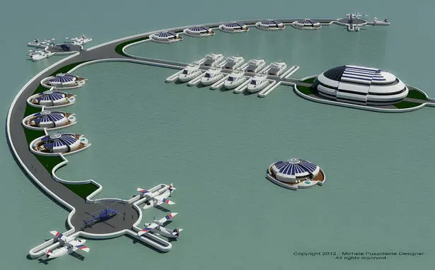 Solar Floating Resort 2 by Michele Puzzolante