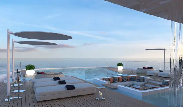 Shaddai Mega Yacht Features High-Balcony to Take You From The Sea to The Sky