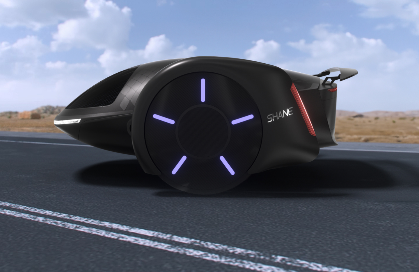 Shane Two-Wheeled Electric Concept Car