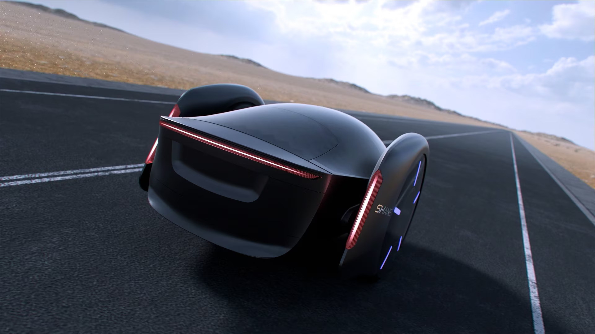 Shane Two-Wheeled Electric Concept Car