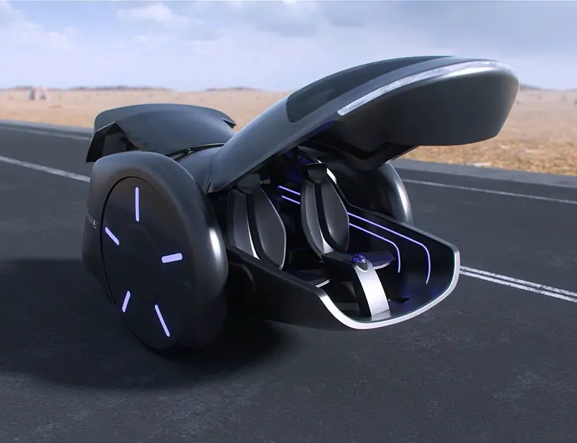 Shane Two-Wheeled Electric Concept Car