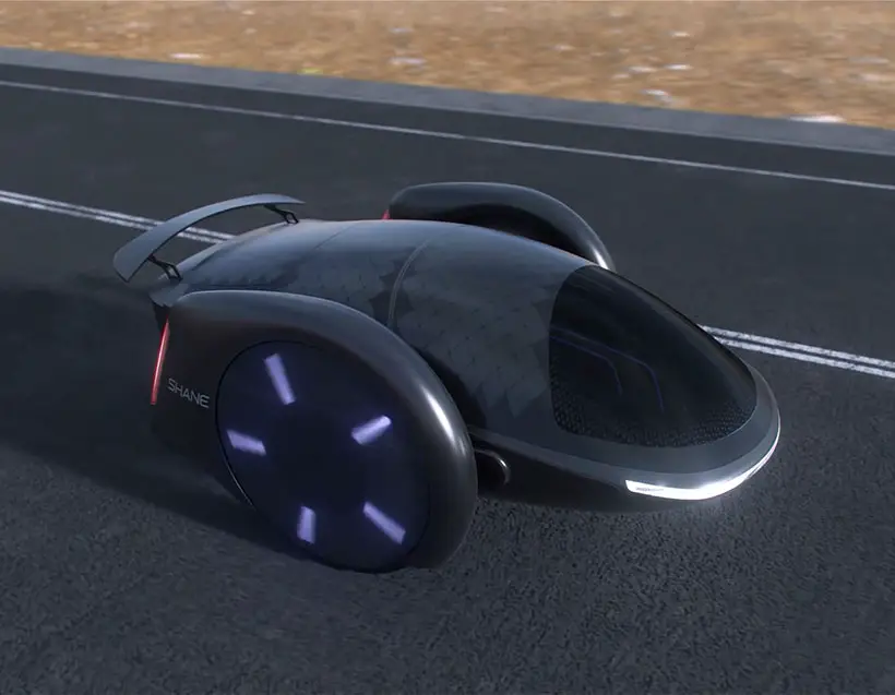 Shane Two-Wheeled Electric Concept Car