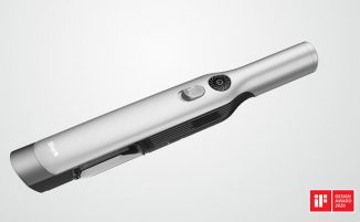 Elegant SHARK Hand-Held Vacuum Cleaner Concept with IMD Lighting Technology