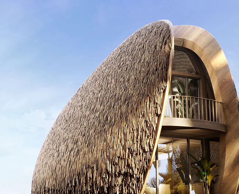 Shell House - Mussel Shaped Architectural House Designs by K&B Partners Architect