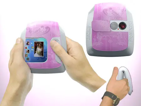 shelly polaroid digital camera concept