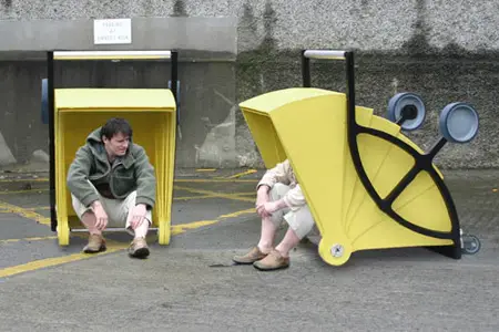 shelter cart for junk collectors