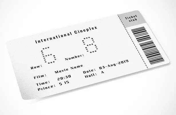 Shiny Movie Tickets Movie Ticket by Li Peitong, Lu Wang, Xin Che, Jingyao Xu and Anqi Liu