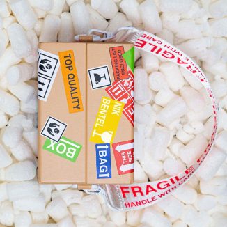 The Shipping Box Bag – Humorous Vegan Leather Handbag by Nikolas Bentel