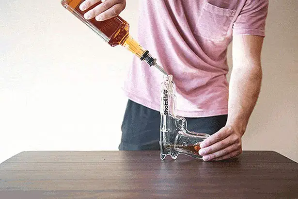 ShotsClub Gun Decanter with Shot Glasses for Great Adult Party