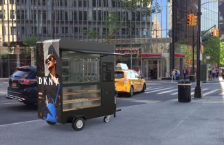 Show Media Mobile Café Sells Coffee and Advertising Space