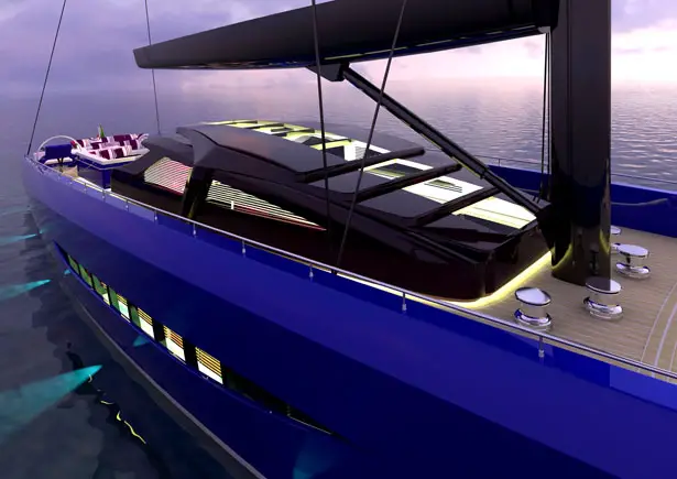 Shuairan 35m Sail Yacht by Pannone Architetti