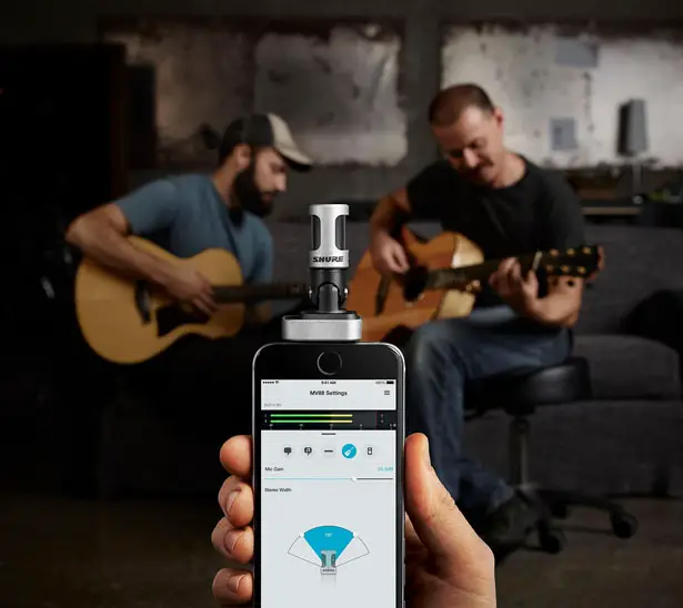 Shure MV88 Digital Stereo Condenser Microphone Helps You Record Video with Crystal Clear Sound