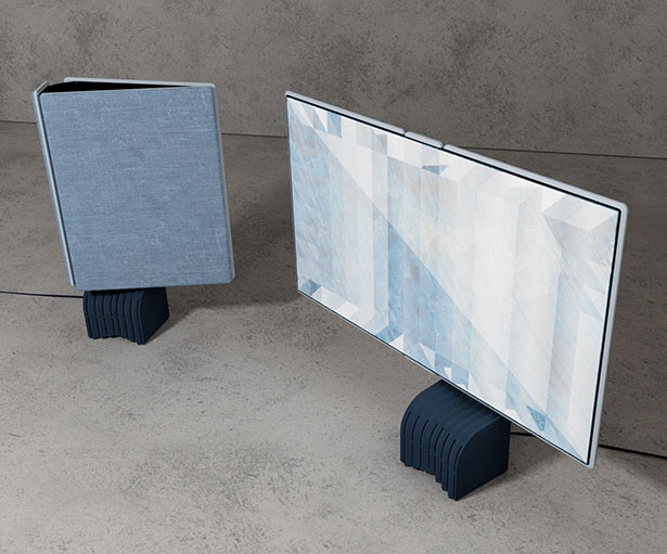 Signal Foldable OLED TV by Jean-Michel Rochette