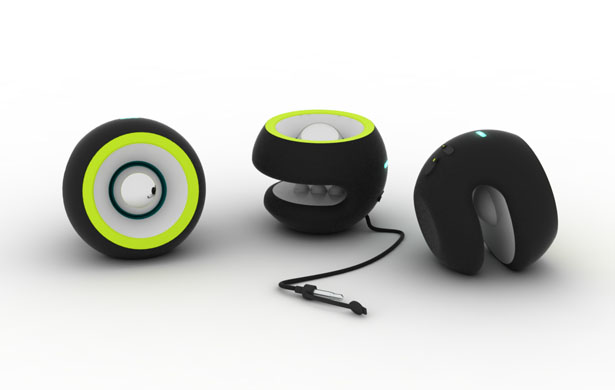 Single Portable Speaker Concept by Juliana Barona