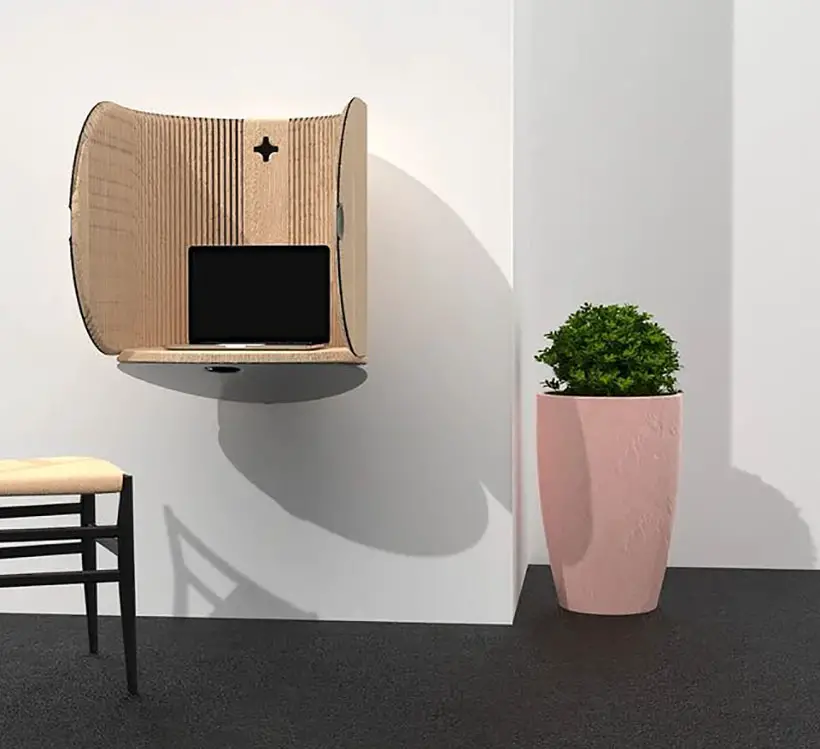 Sipario Multifunctional Wall to Create Public/Private Workspace