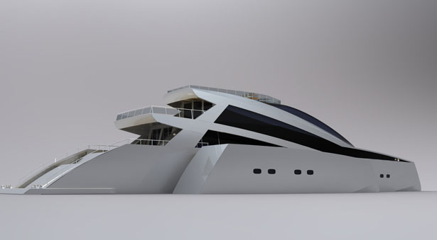 Sirena Trimaran Yacht by Adrian Smith and Matthew Jeffrey