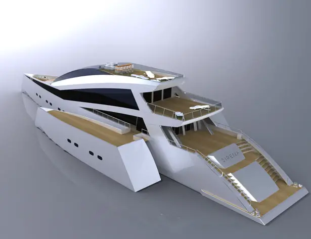 Sirena Trimaran Yacht by Adrian Smith and Matthew Jeffrey