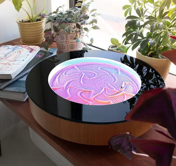 Sisyphus Executive Tabletop Features Automatic, Customizable Kinetic Sand Art